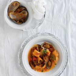 Potatoes and Mussels