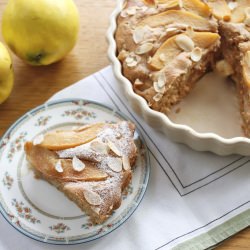 Quince and Marzipan Cake