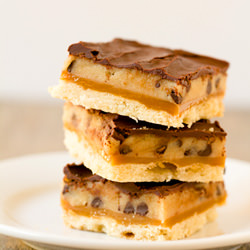 Cookie Dough Billionaire Bars