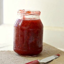 Strawberry rhubarb jam