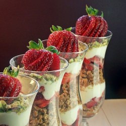 Strawberry Cannoli Parfaits