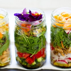salad in a jar
