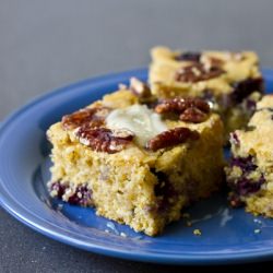 Blueberry Pecan Cornbread