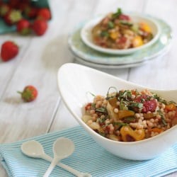 Roasted Strawberry Couscous