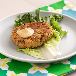 Chickpea Brown Rice Burgers