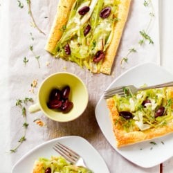 Leek & Olive Tart
