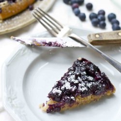 Orange Blueberry Pecan Cake