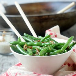 Gingered Green Beans With Shallots