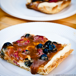 Blueberry Caramel Tarte
