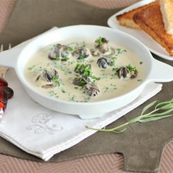 Escargot in a Brandy Cream Sauce
