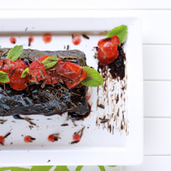 Dark Chocolate Swiss Roll