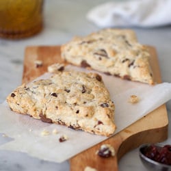 Chocolate Cherry Scones