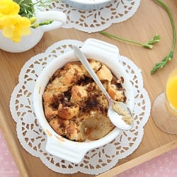 Butterscotch Brioche Bread Pudding