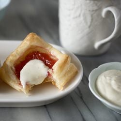 Gingered Rhubarb Tarts
