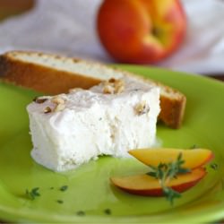 Peach and Thyme Semifreddo