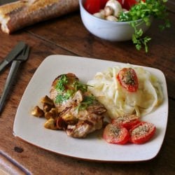 Spicy Veal Chop with Celeriac