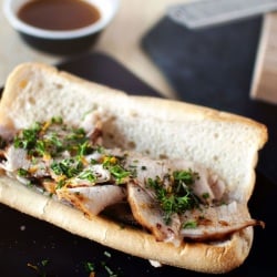 Pork Tenderloin French Dip
