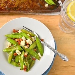 Roasted Snap Peas