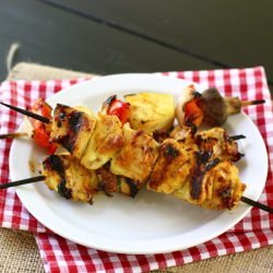 Honey Mustard Chicken Kebabs