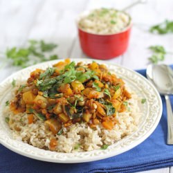 Red Curry Vegetable Lentils