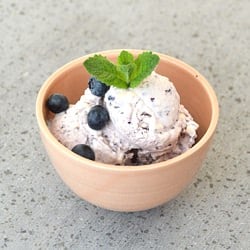 blueberry ice cream