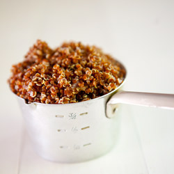red quinoa salad