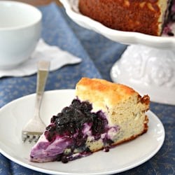 Blueberry Cream Cheese Coffeecake