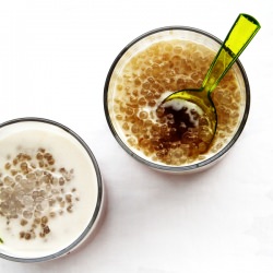 Sago Pudding with Palm Sugar