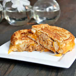 Spicy Pork Grilled Cheese