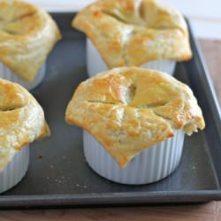 Individual Chicken Pot Pies