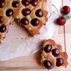 Fresh Cherry Cake