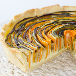 Spiral Vegetable Tart