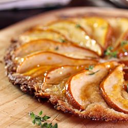 Thin Pear Tart