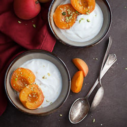 Wine Poached Apricots