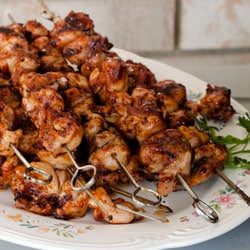 BBQ Chicken Kebabs