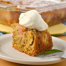 Rhubarb Cake