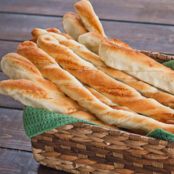 Twisted Parmesan Breadsticks