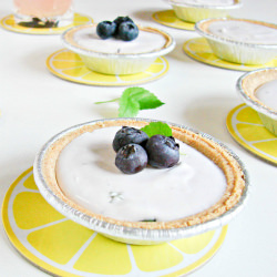Blueberry Basil Lemonade Pie