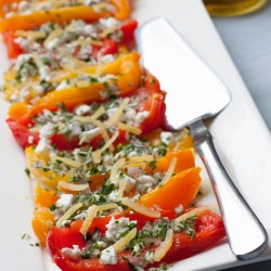 Moroccan Roasted Bell Pepper Salad