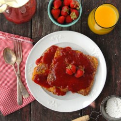PB French Toast &  Strawberry Syrup