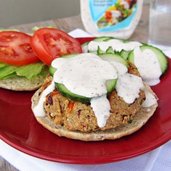 Mediterranean Quinoa Burgers