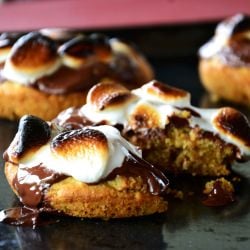 S’mores Deep Dish Cookies