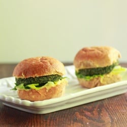Spinach and Chick Pea Burgers