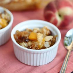 OMG Peach Crunch Cake