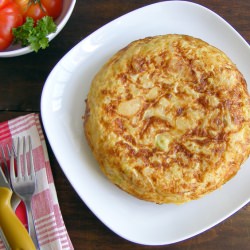 Leek and Potato Omelette