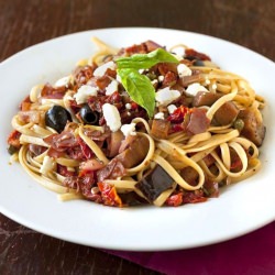 Roasted Eggplant Linguine