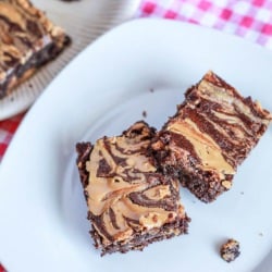 PB Swirl Brownies