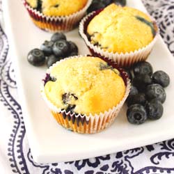 Blueberry-Mascarpone Muffins
