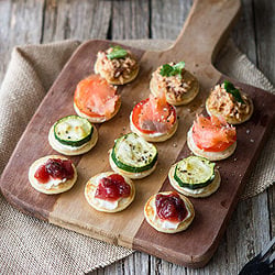Mini pancake bites