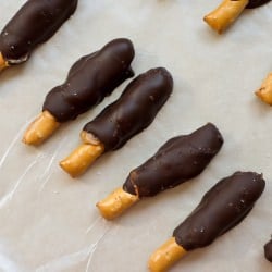 Chocolate Cookie Butter Pretzels